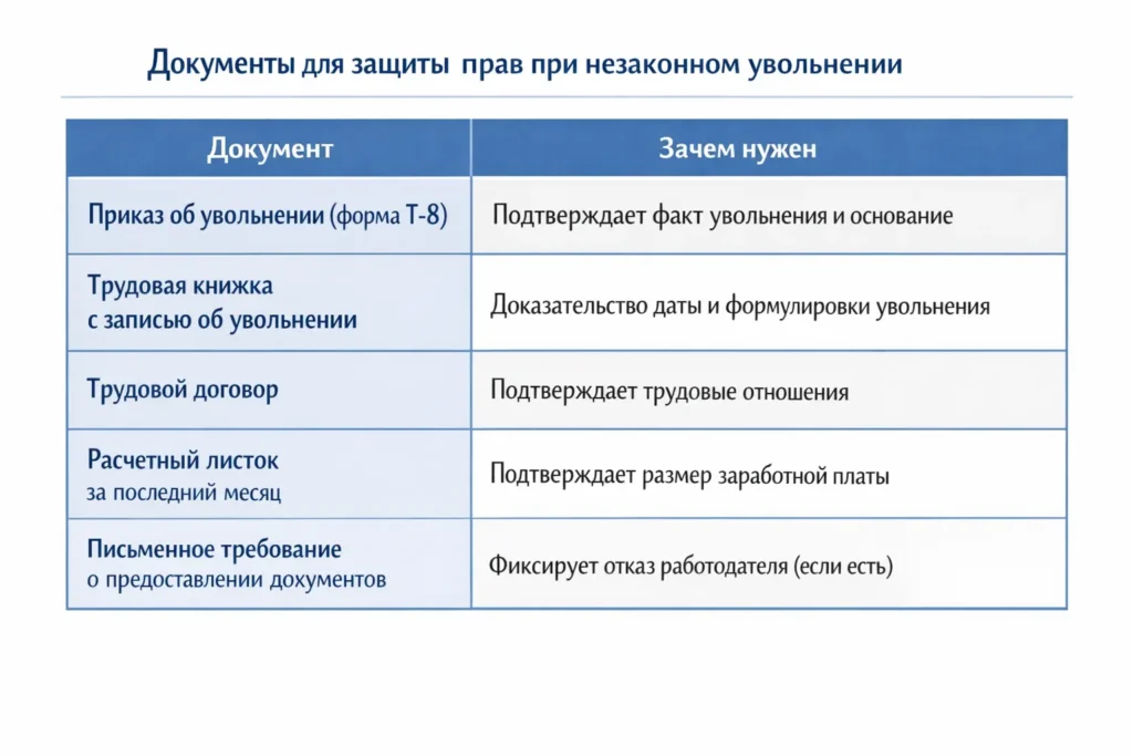 Уволили без объяснений что делать куда обращаться — список необходимых документов