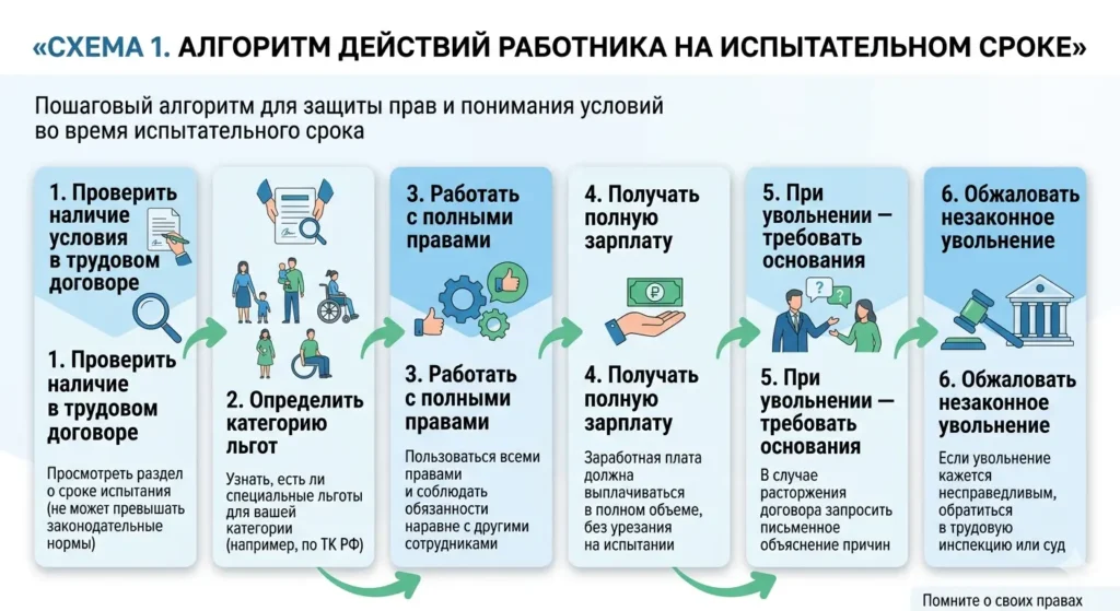 Испытательный срок что работодатель может и не может — алгоритм действий работника