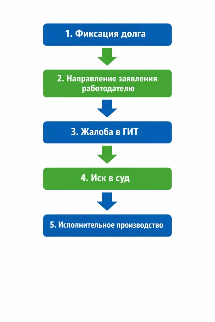 Не выплатили зарплату пошаговые действия 2026 — алгоритм защиты прав работника