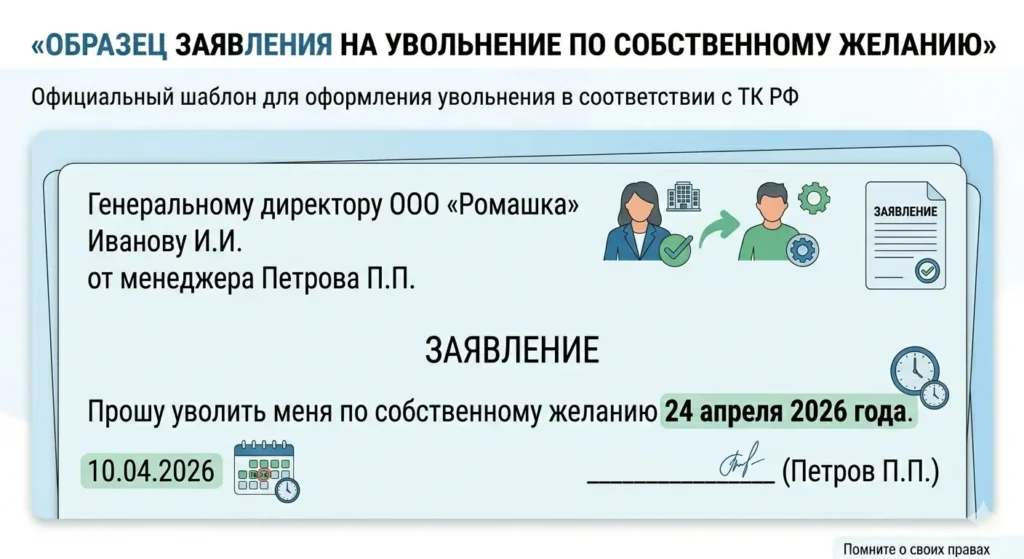 Не подписывают заявление об увольнении что делать — образец заявления