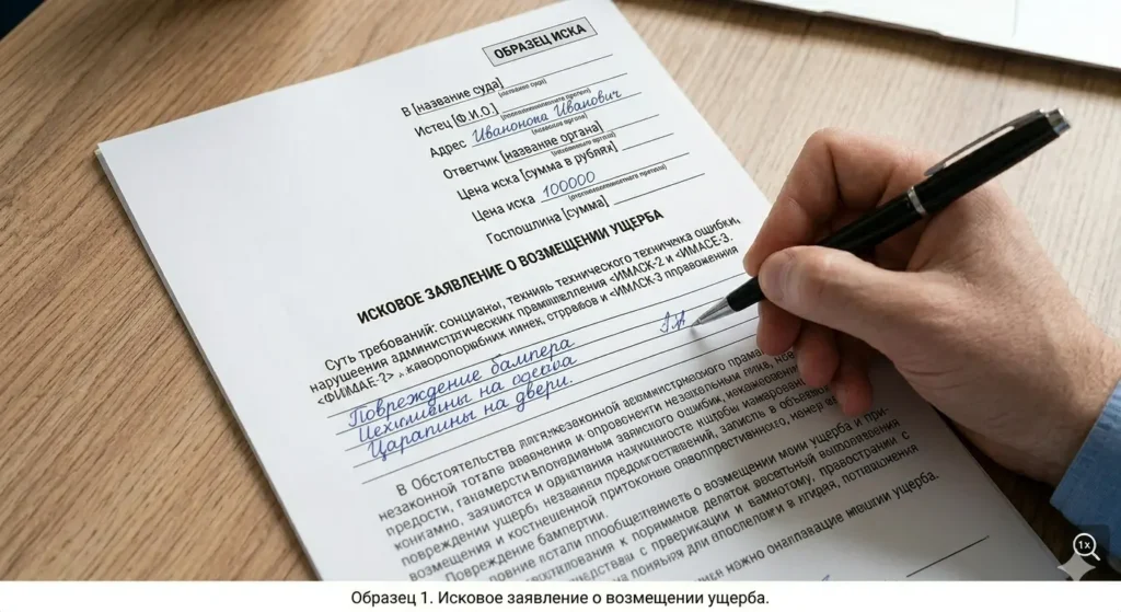 Образец незаконная эвакуация автомобиля иск